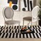 Baxton Studio Louis French Inspired Grey Fabric Upholstered and White Finished Wood Dining Chair, PK2 201-2PC-12331 - alternate 1